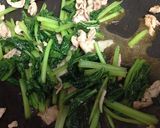小松菜と豚肉の炒め物作り方7写真