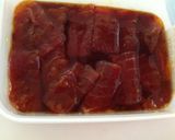 時短簡単☆卵黄入漬けダレdeマグロ漬け丼作り方3写真