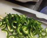 ゴーヤとおじゃこのチーズ焼き作り方1写真