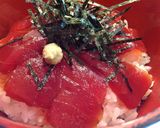 時短簡単☆卵黄入漬けダレdeマグロ漬け丼作り方5写真