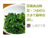 栄養満点野菜・つるむらさきで簡単お浸し作り方9写真