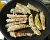 なす嫌い克服☆なすの肉巻き味噌炒め作り方4写真