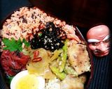 一石三鳥♪お弁当の間仕切りは大葉で♪作り方2写真