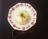鮭フレークと青海苔の☆炒飯作り方4写真