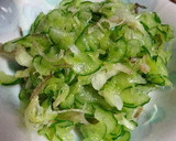 簡単一品♡胡瓜と茗荷の胡麻和え♡作り方2写真