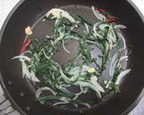 辛子明太子と大葉の和風パスタ作り方3写真