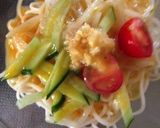 マイルド〜！卵かけ冷やし麺作り方2写真