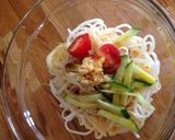 マイルド〜！卵かけ冷やし麺作り方3写真