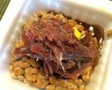 簡単一人飯！混ぜるだけ！アンチョビ納豆作り方2写真
