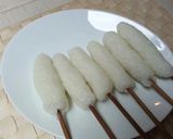 肉巻きおにぎり～ 食べやすいスティック型作り方1写真