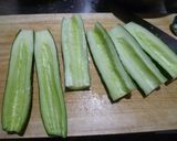 キュウリとミョウガの酢のもの作り方1写真