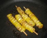 お弁当に★ミニ焼きとうもろこし作り方3写真