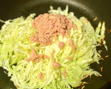 卵とキャベツのまろやか焼きそば作り方1写真