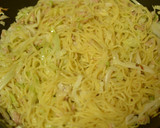 卵とキャベツのまろやか焼きそば作り方2写真