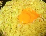卵とキャベツのまろやか焼きそば作り方3写真