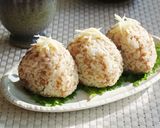 肉そぼろと新生姜のおにぎり☺お弁当にも作り方3写真