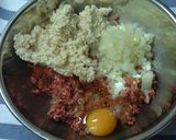 ♪お豆と栗入り♪秋のミートローフ作り方2写真