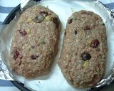 ♪お豆と栗入り♪秋のミートローフ作り方4写真