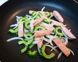 ゴーヤ入りカレー焼きそば作り方4写真