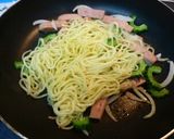 ゴーヤ入りカレー焼きそば作り方5写真
