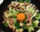 シンプルな野菜たっぷり目玉焼き作り方4写真