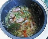 白菜とろける炊飯器deスープ作り方3写真
