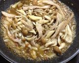 豚肉とキノコのオイスターバター炒め作り方5写真