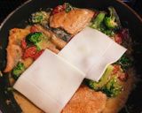 鮭のトマトクリーム煮作り方3写真