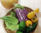 産直野菜トッピングの梨スープカレー作り方2写真