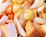 ♪厚揚げで玉ねぎたっぷり肉じゃがもどき♪作り方7写真