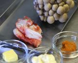 しめじとカニカマのうにマヨ焼き。作り方1写真