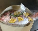 塩レモンで、ちこ鯛のハーブオーブン焼き作り方2写真