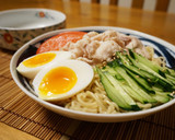 卵がとろり☆豚しゃぶの冷しつけ麺作り方5写真