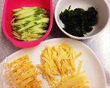 具いっぱい♪冷したぬきうどん作り方1写真