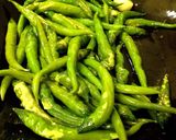 青唐辛子の醤油漬け（かえし醤油だれ）作り方3写真