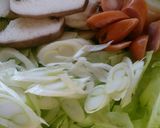 トマトのカレー焼きそば作り方1写真