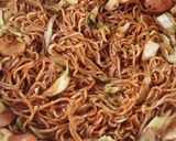 トマトのカレー焼きそば作り方4写真