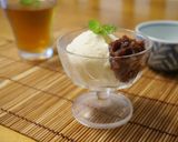 おやつに☆バニラアイス小豆作り方1写真