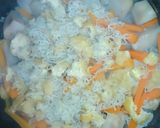 秋✨里芋とチリメンの炊き込みご飯☆作り方4写真