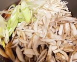 ごぼうと牛肉の柳川風作り方3写真