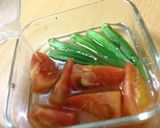 レンジで時短！オクラとトマトの冷しおでん作り方5写真