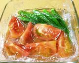 レンジで時短！オクラとトマトの冷しおでん作り方6写真