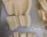 縦切りシャキシャキ！レンコンのきんぴら作り方3写真