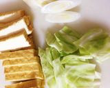 イカと厚揚げの味噌バター炒め作り方1写真