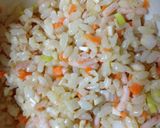 レンジでお手軽!しいたけの一口おこわ風♡作り方3写真