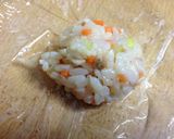 レンジでお手軽!しいたけの一口おこわ風♡作り方5写真