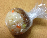 レンジでお手軽！しいたけの一口おこわ風♡作り方7写真