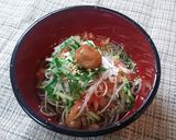 簡単 さっぱり 冷たい梅肉そば作り方1写真