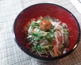 簡単 さっぱり 冷たい梅肉そば作り方2写真