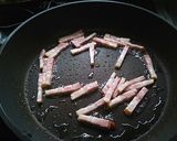 ベーコンとシャキッと山東菜のパスタ作り方4写真